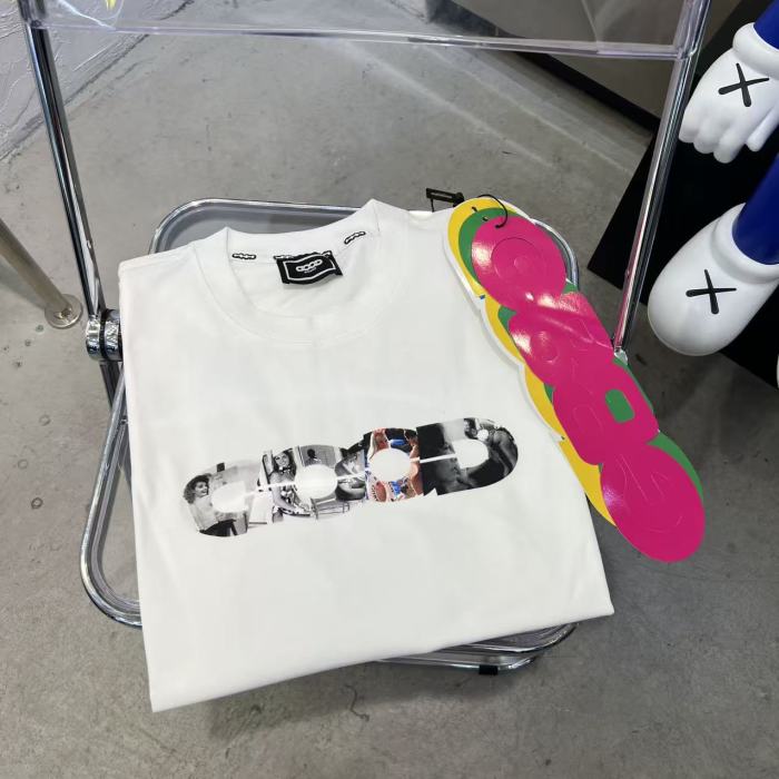 Cut Displaced Bunny Silhouette Print Tee 29220120