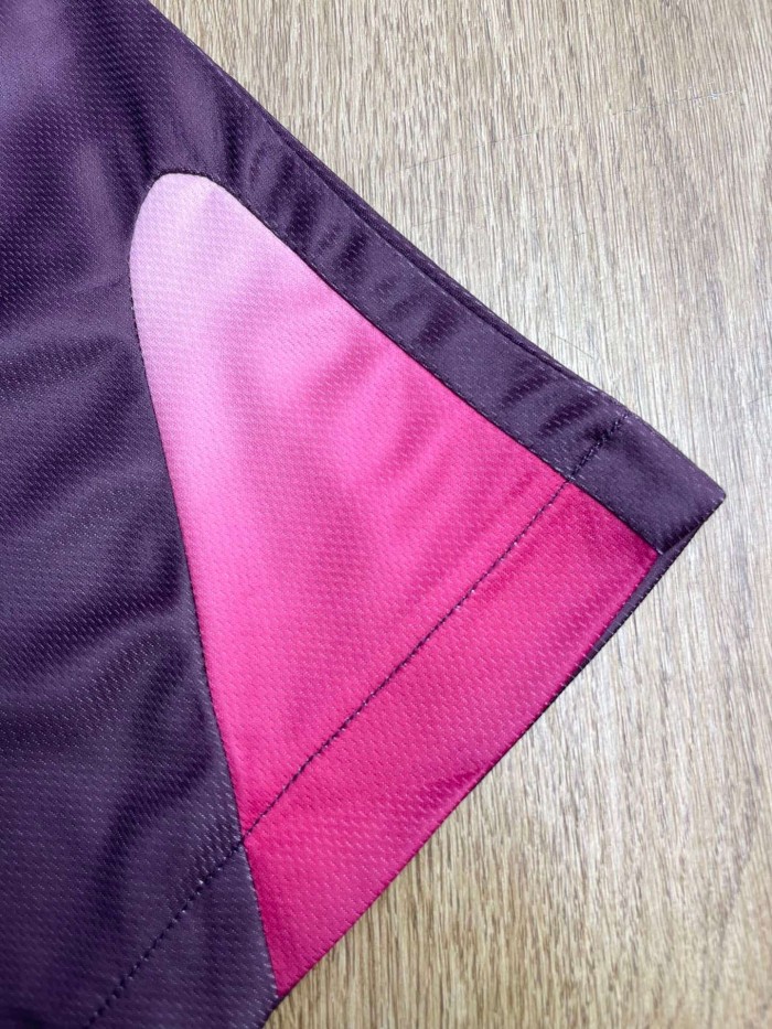 1:1 quality version Swirl Casa Logo Gradient Dot Print Mesh Panel V Neck Football Jersey T-shirt 29220794