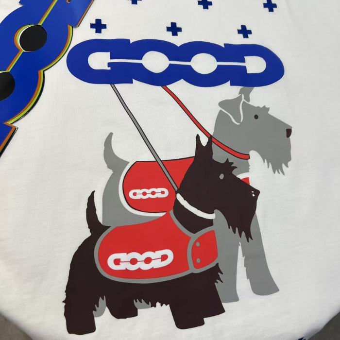 Schnauzer Cross Tatami Print Tee 2 colors 29220610
