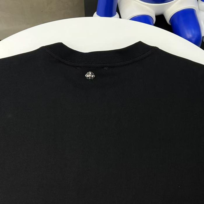 Slogan Champagne Fragment Hot Rhinestone Tee 2 colors 29220122