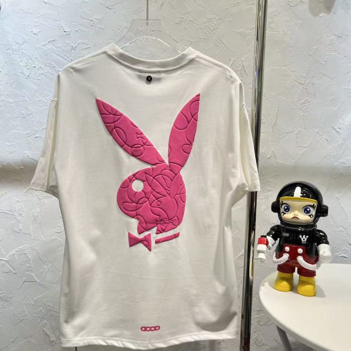 Pink Bow Bunny Foam Print Tee 2 colors 29220123