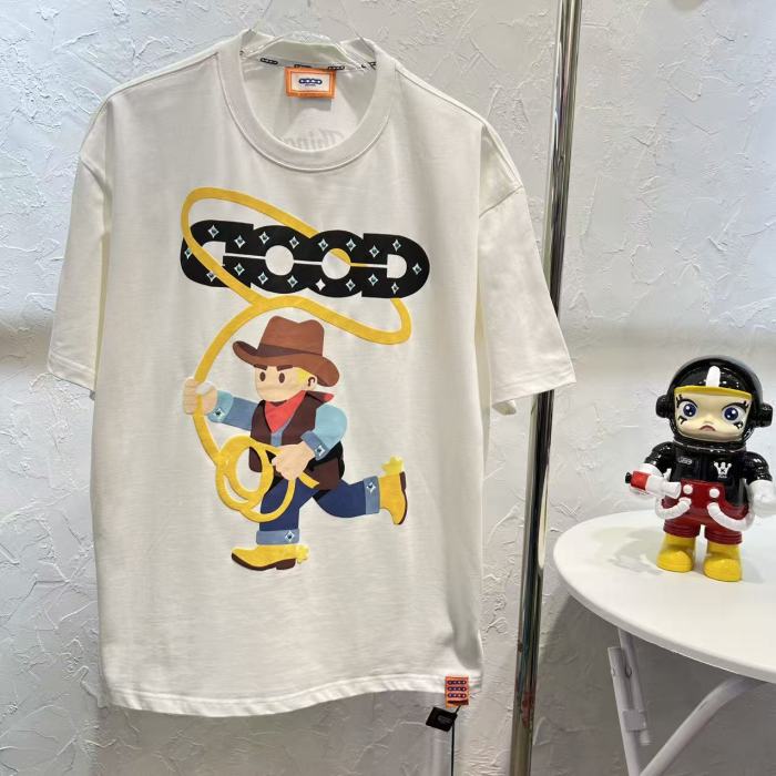 Year Of Horse Cute Foam Denim Hot Rhinestone Tee 2 colors 29220115