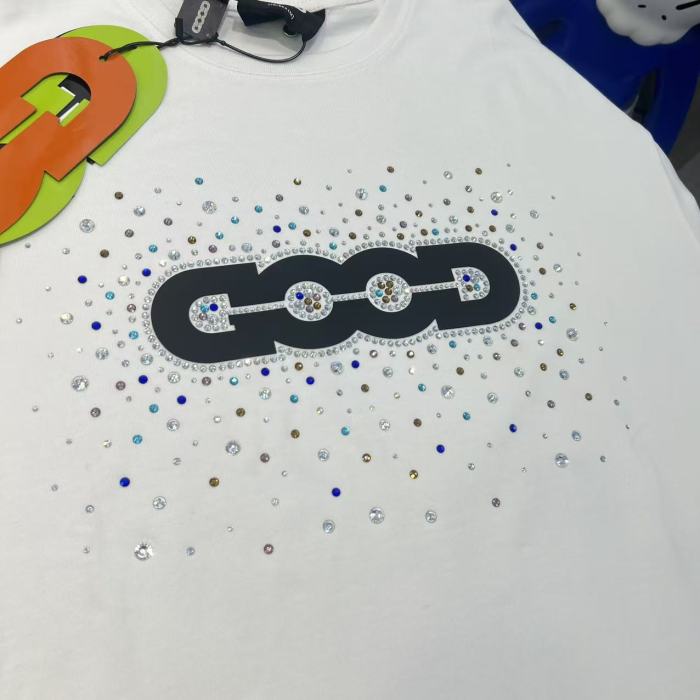Holiday Colorful Candy Rhinestone Tee 2 colors 29220604