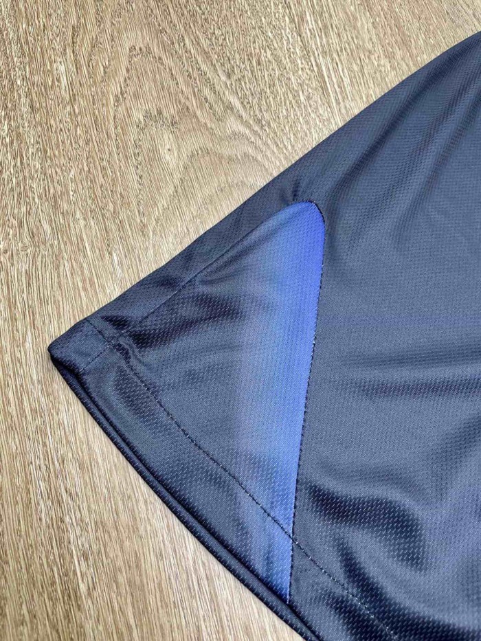 1:1 quality version Gradient Sunset Print Mesh Spliced Sports Football Jersey T-shirt 29220781