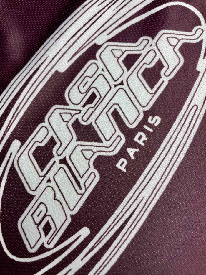 1:1 quality version Swirl Casa Logo Gradient Dot Print Mesh Panel V Neck Football Jersey T-shirt 29220794