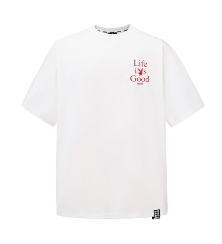 Unisex   Life Is Good  Bunny Slogan Front Back Print T-shirt 2 colors 29220128