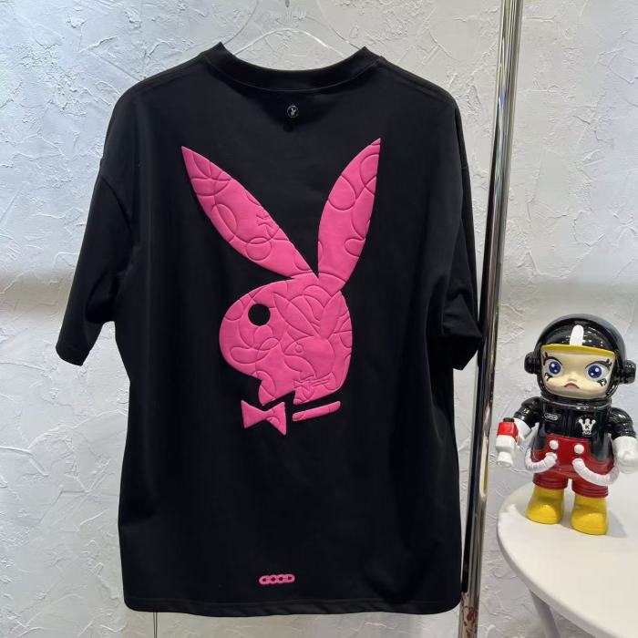 Pink Bow Bunny Foam Print Tee 2 colors 29220123