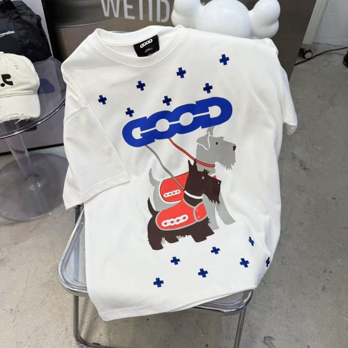 Schnauzer Cross Tatami Print Tee 2 colors 29220610