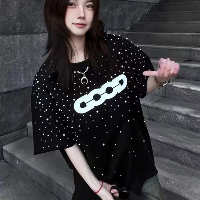 Scattered Pearl Patch Logo Tee 3 colors 29220597