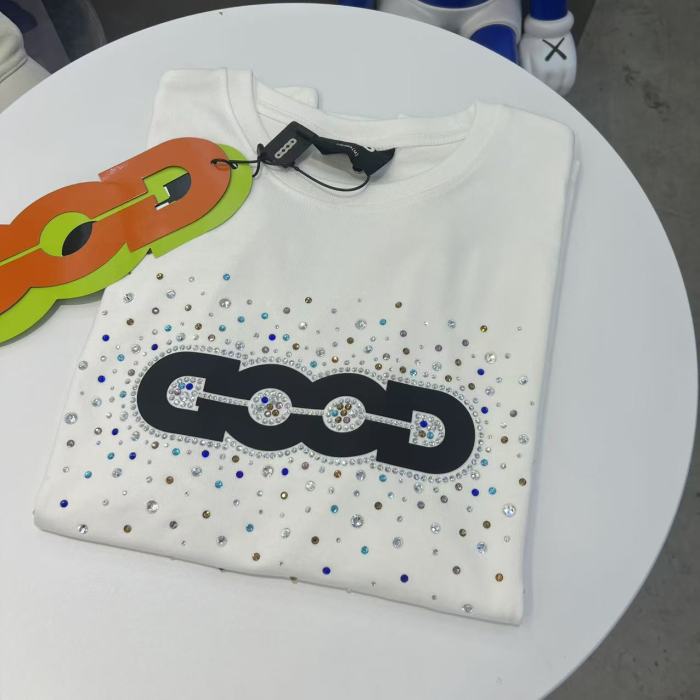 Holiday Colorful Candy Rhinestone Tee 2 colors 29220604