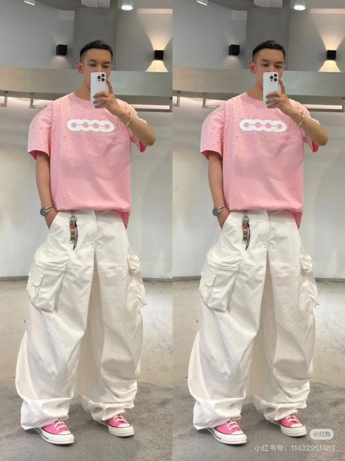 Scattered Pearl Patch Logo Tee 3 colors 29220597