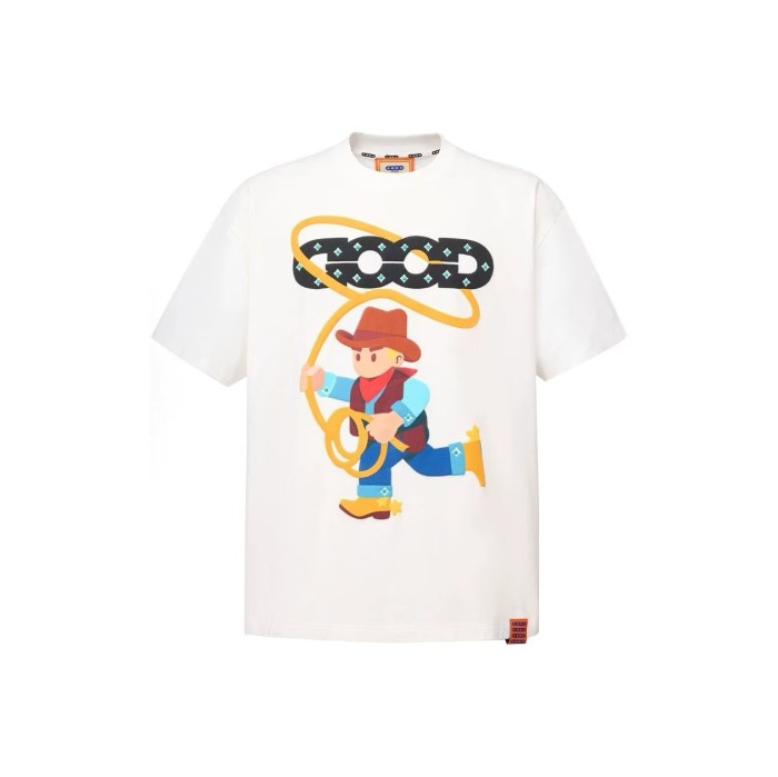 Year Of Horse Cute Foam Denim Hot Rhinestone Tee 2 colors 29220115