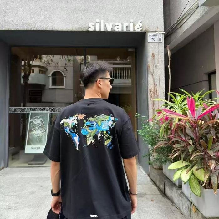 3D Gem Letter Graffiti Map Splash Ink Tee 29220113