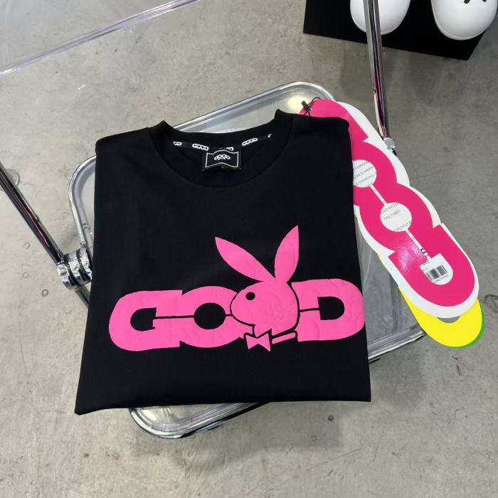 Pink Bow Bunny Foam Print Tee 2 colors 29220123