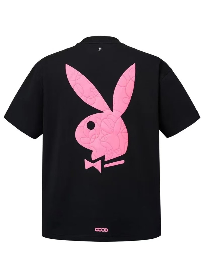 Pink Bow Bunny Foam Print Tee 2 colors 29220123