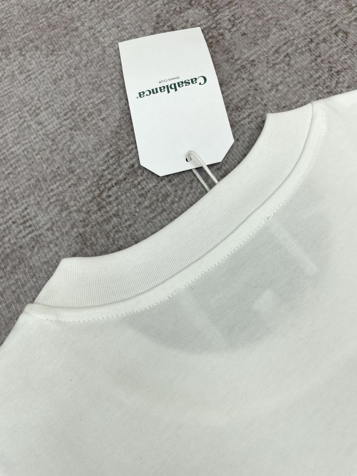 1:1 quality version Transparent Triangle Vibrant Striped Angelfish Seaweed French  fond marin  Letter Print T-shirt 29220582