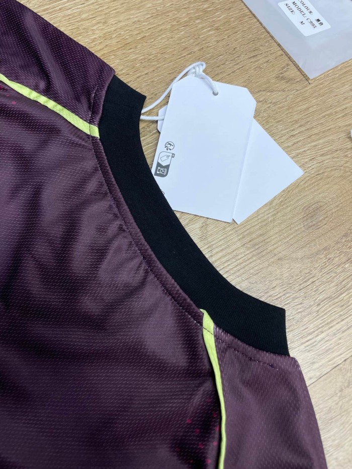 1:1 quality version Swirl Casa Logo Gradient Dot Print Mesh Panel V Neck Football Jersey T-shirt 29220794