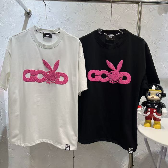 Pink Bow Bunny Foam Print Tee 2 colors 29220123