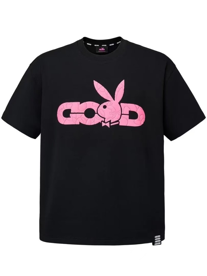 Pink Bow Bunny Foam Print Tee 2 colors 29220123