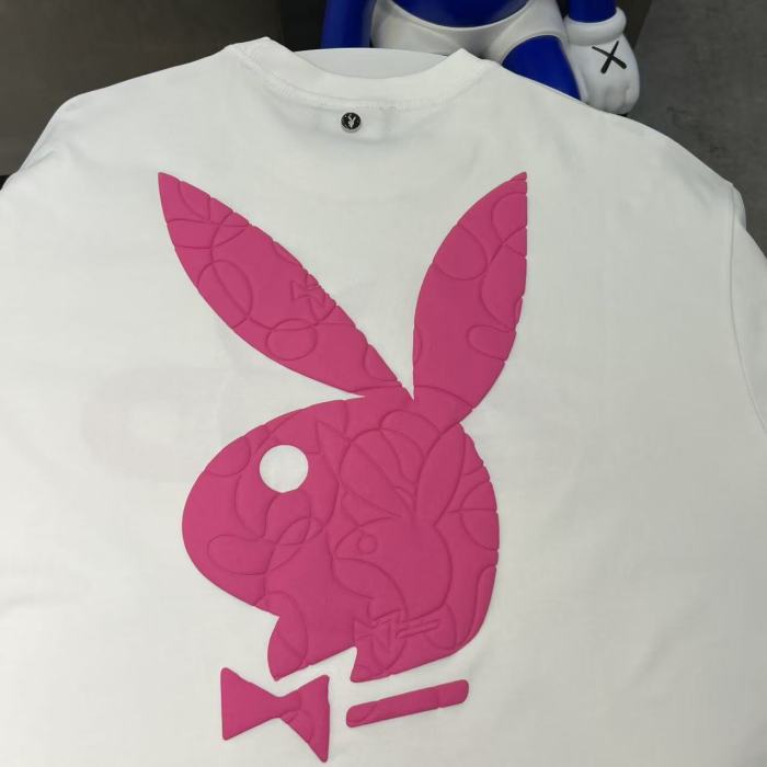 Pink Bow Bunny Foam Print Tee 2 colors 29220123