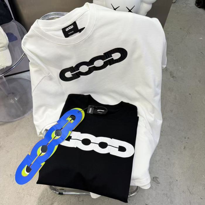 Hollow GOOD Crack Print Tee 2 colors 29220607