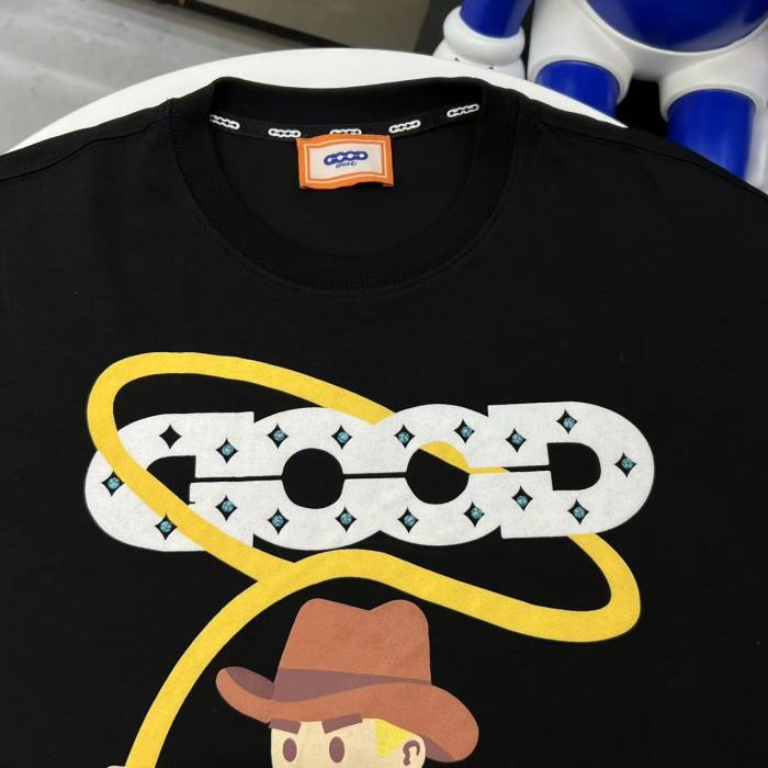 Year Of Horse Cute Foam Denim Hot Rhinestone Tee 2 colors 29220115