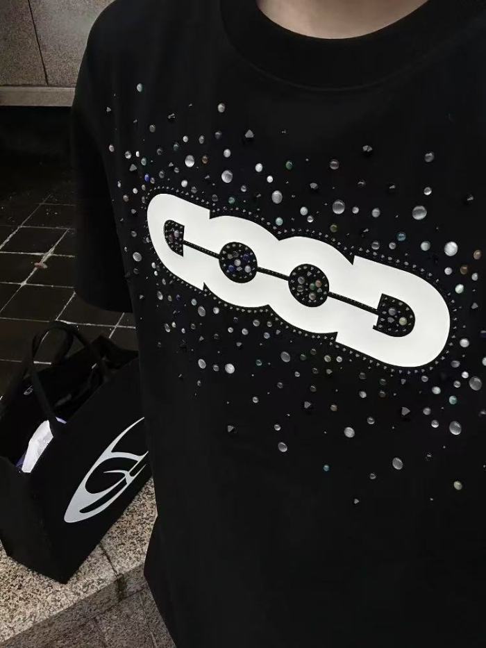 Holiday Colorful Candy Rhinestone Tee 2 colors 29220604