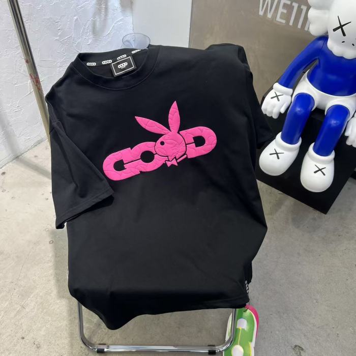 Pink Bow Bunny Foam Print Tee 2 colors 29220123