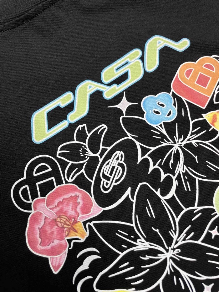 1:1 quality version Oversized Y2K Streetwear Graffiti Floral Smiley Tennis Doodle Digital Print T-shirt 2 colors 29220079