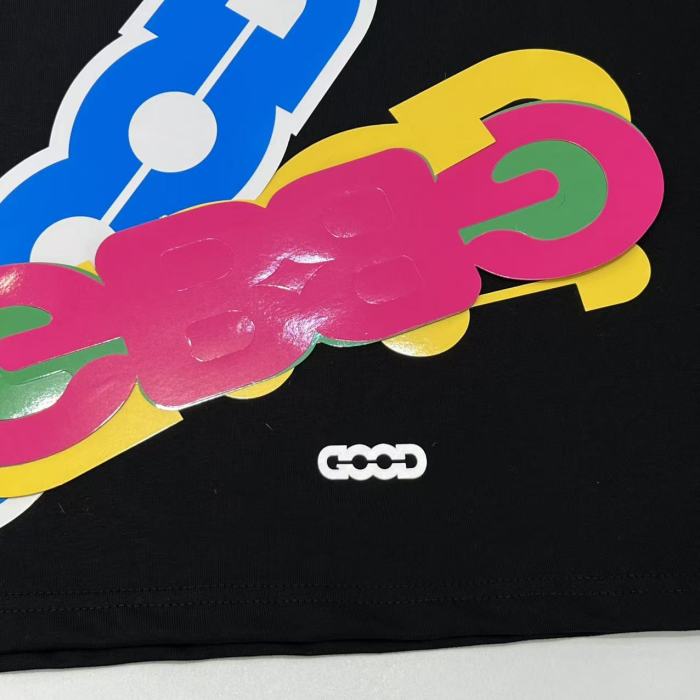 Luxury Inlaid Gem Logo Embroidery Tee 2 colors 29220118