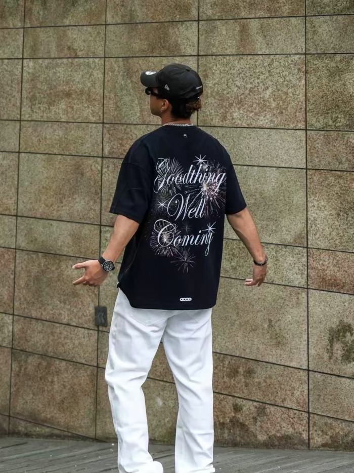 Fireworks Rhinestone Patch Logo Tee 29220599