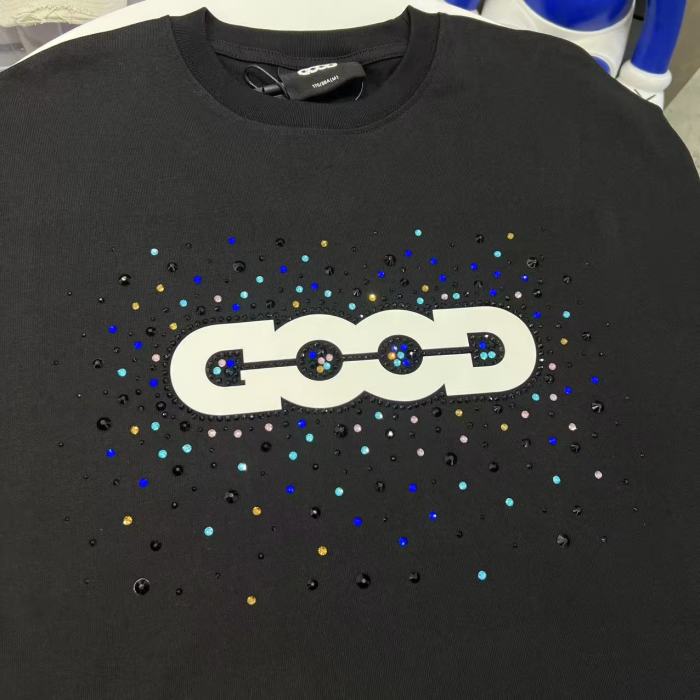 Holiday Colorful Candy Rhinestone Tee 2 colors 29220604
