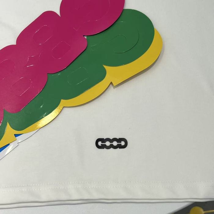Luxury Inlaid Gem Logo Embroidery Tee 2 colors 29220118