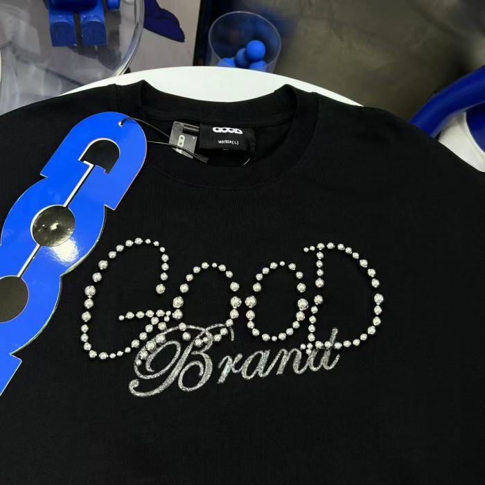 Round Pearl Letter Embroidery Tee 3 colors 29220600