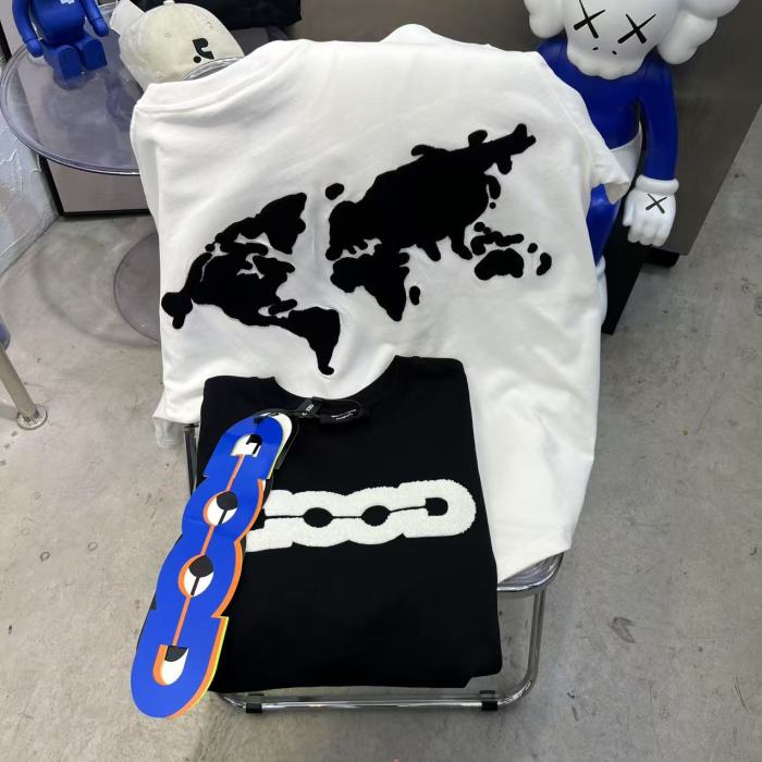 Towel Embroidery Jacquard Earth Letter Tee 2 colors 29220609