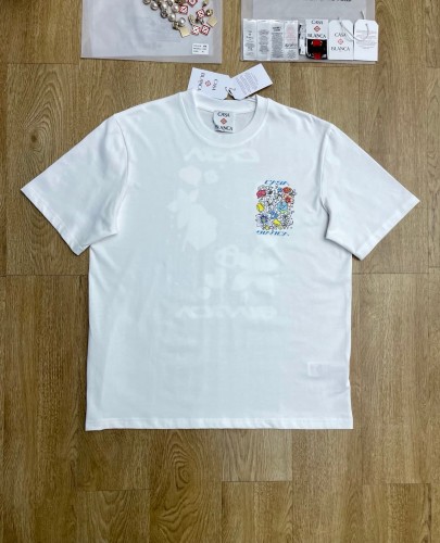 1:1 quality version Oversized Y2K Streetwear Graffiti Floral Smiley Tennis Doodle Digital Print T-shirt 2 colors 29220079