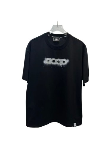 Nebula Silver Print Hot Rhinestone Luxury Tee 29220121