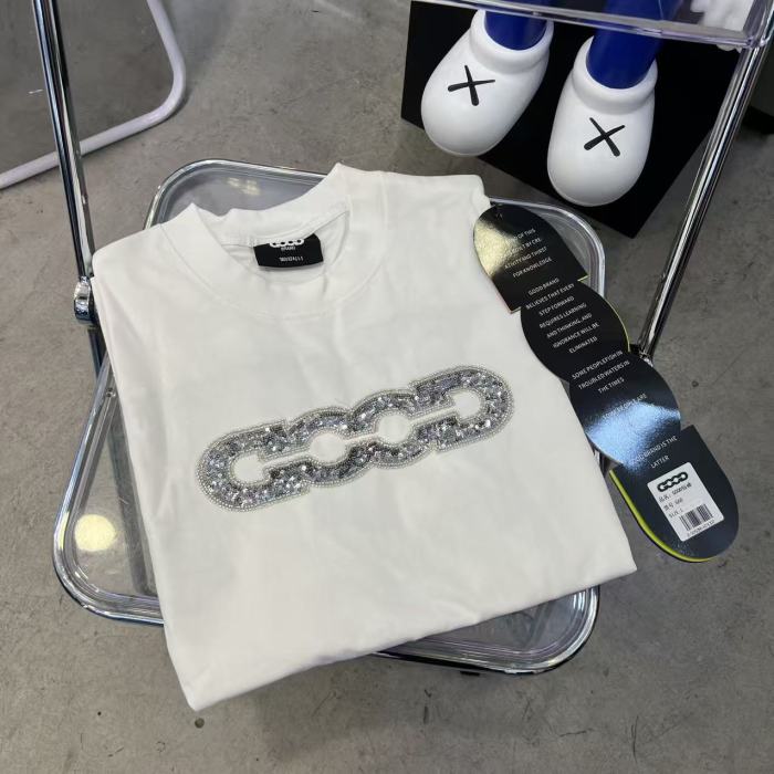 Map Sequin Embroidery Basic Logo Tee 2 colors 29220112