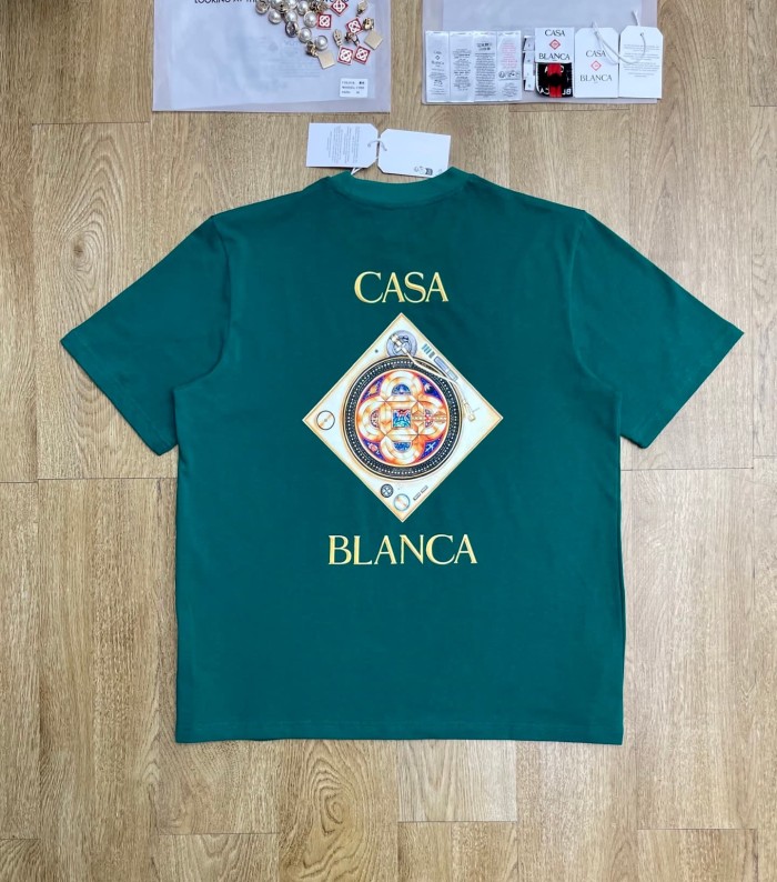 1:1 quality version Oversized Mediterranean Vintage Diamond Compass Celestial Digital Print T-shirt 2 colors 29220051