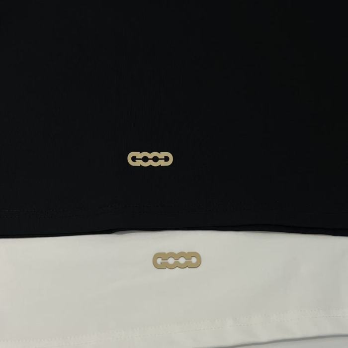 Slogan Champagne Fragment Hot Rhinestone Tee 2 colors 29220122