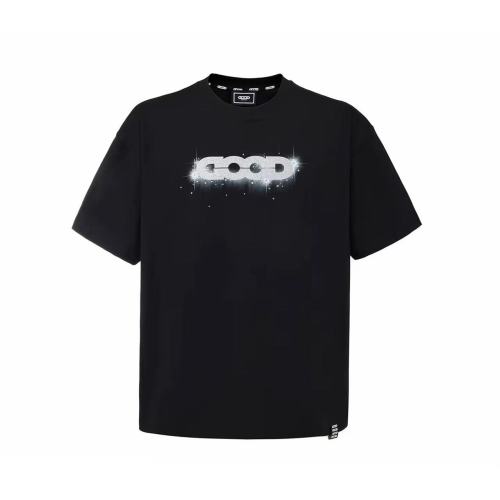 Nebula Silver Print Hot Rhinestone Luxury Tee 29220121