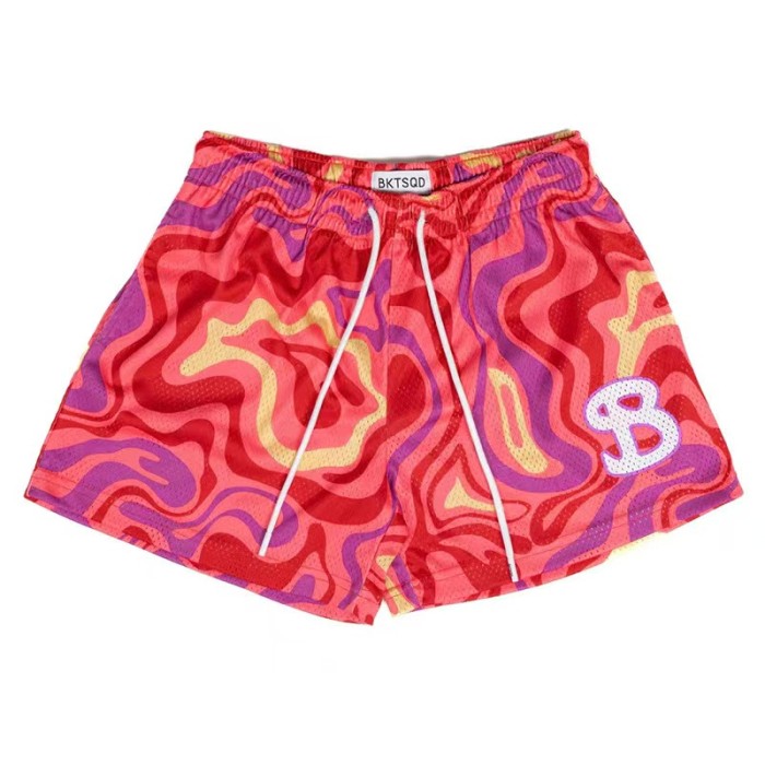Paint Style Mesh Quick Dry Men's 4 Inch Running Beach Shorts 10 colors 29285454