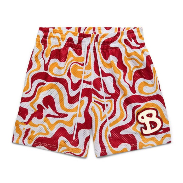 Paint Style Mesh Quick Dry Men's 4 Inch Running Beach Shorts 10 colors 29285454