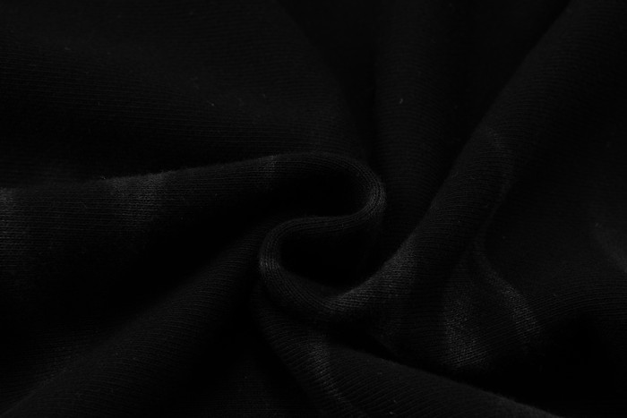 Ripple Wrinkle Texture Side Patch Logo Print Drawstring Waist French Terry Sweat Shorts 3 colors 29285822
