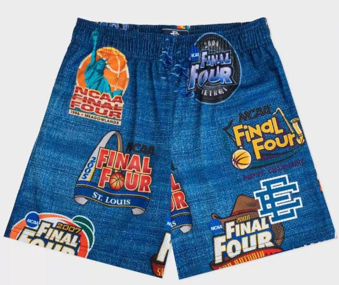 1:1 quality version Letter S Logo Paisley Print EE Quick Dry Mesh Basketball Running Shorts 9 colors 29285479