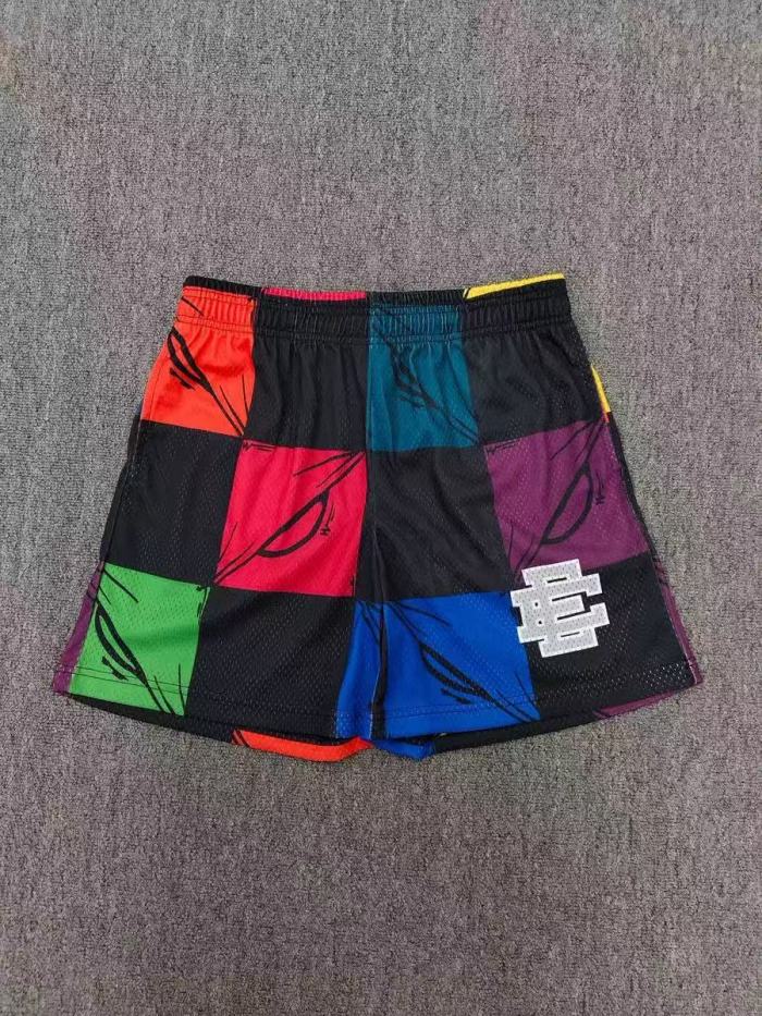 1:1 quality version Graffiti Letter Print EE Quick Dry Mesh Basketball Running Shorts 11 colors 29285494