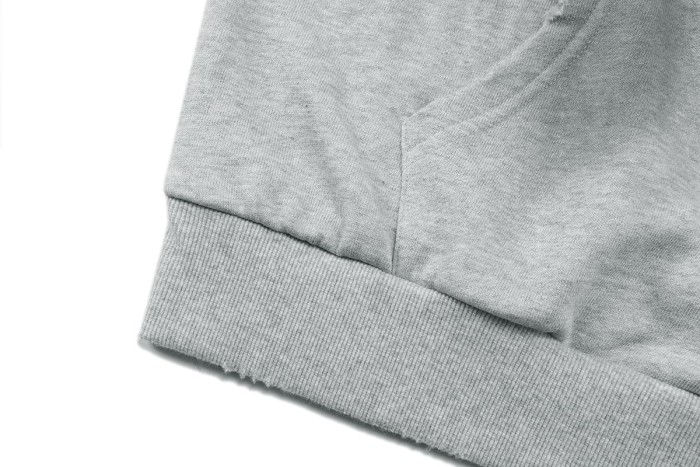 Distressed Slash Detail Gothic Spike Letter Front Back & Sleeve Print Full Zip Oversized Hoodie 29287186