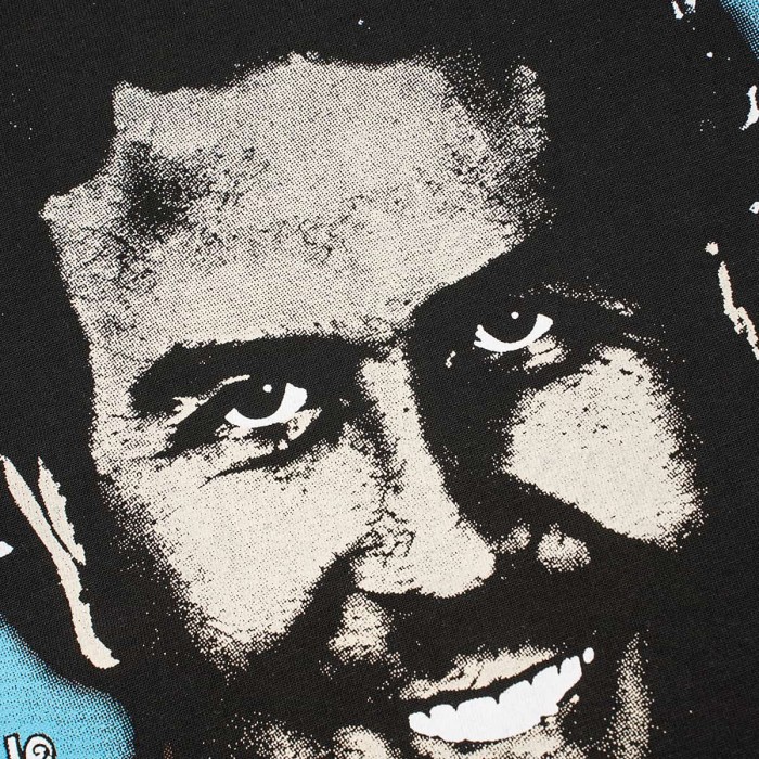 Asaali In Loving Memory Letter Pablo Escobar Face Print Birth Death Year Gun Handcuff Oversized Tee 29288692