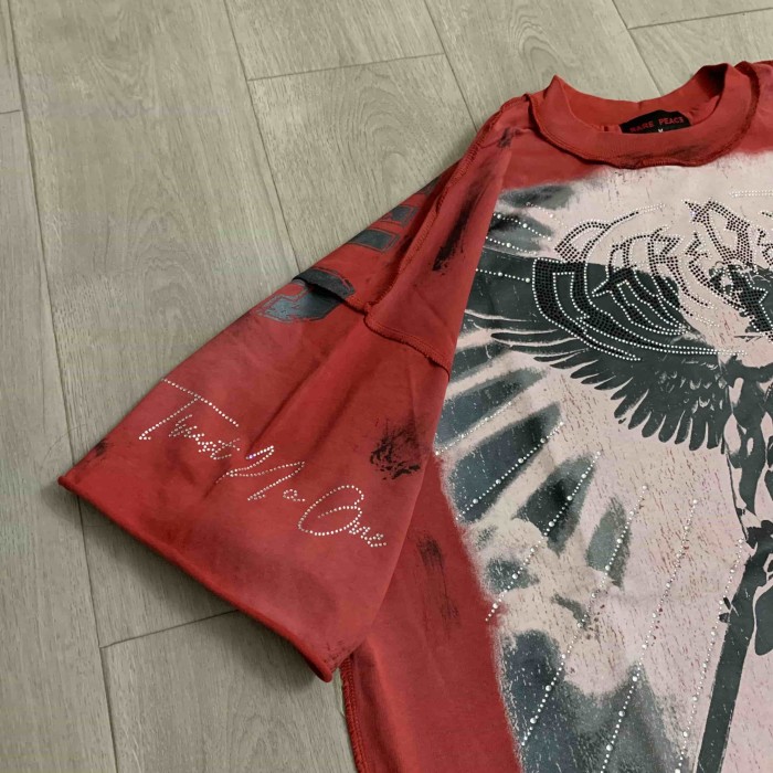 Winged Sword Fallen Angel Warrior Save Our Souls No Longer Human Double Sided Print Tee 29288553