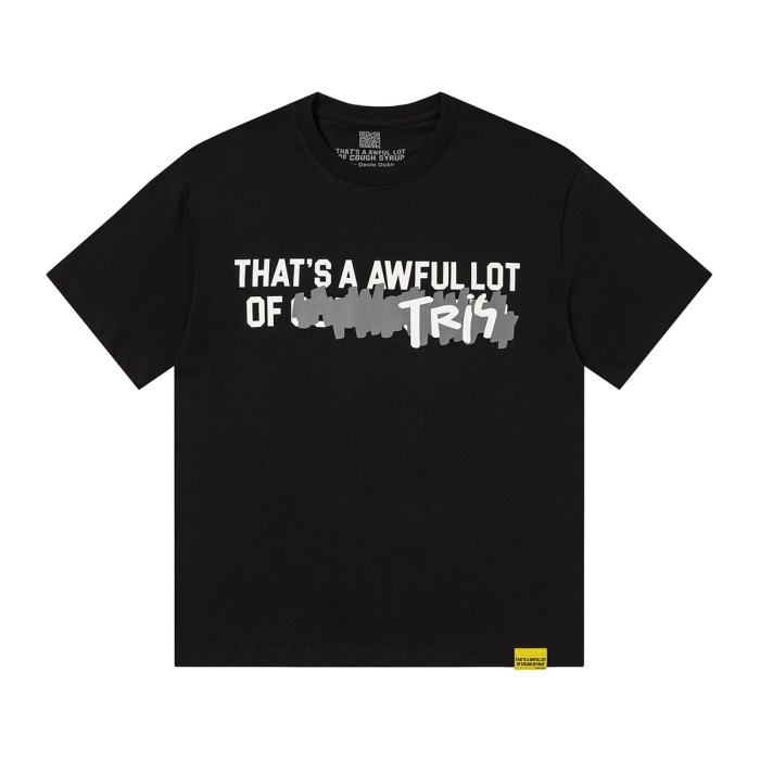 Obscured Text TR17 Mark Front Full Big Letter Slogan Back Tee 2 colors 29288697